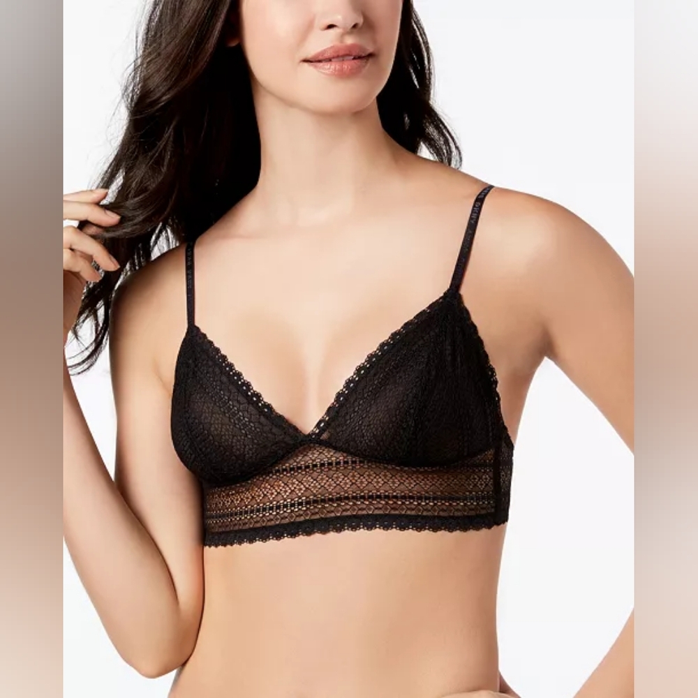 DKNY Wirefree Black Bralette Size Small S NWT‎